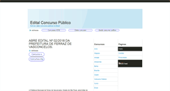 Desktop Screenshot of editalconcursopublico.com